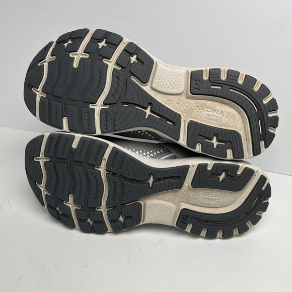 Brooks Ghost 14 Womens Running Shoes Size 11 Wide D Grey White 1203561D089 - Picture 4 of 16